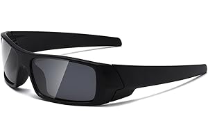 TIANYESY Polarized Sunglasses Men Womens Trendy Retro Rectangular Wrap- Ideal for Outdoor Adventures