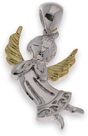Necklace with pendant angel silver 925 Sterling Gift religious woman child