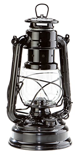 FEUERHAND Baby Special 276 verzinkt Petroleumlampe Sturmlaterne / schwarz / RAL 9005 / NEU