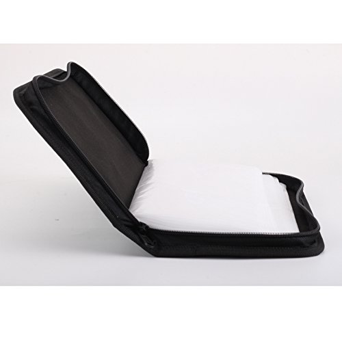 CD Etui Tasche Schutzhüllen Aufbewahrung für maximal 80 CD/DVD ( zufällige Farbe ) - 2