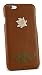 Produktbild trooble Fetzige Echtleder Spendlingwimmer Trachten Backcase Hülle für iPhone 6 Case Cover braun Edelweiss Trachtenmuster Stickerei Oktoberfest Edition