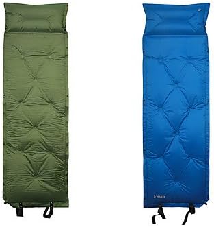 ZQ SCALER Moistureproof Polyester Inflated Mat Sky blue , army green
