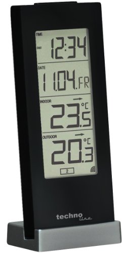 Technoline Wetterstation WS 9767 mit Funkuhr und Innen- und Außentemperaturanzeige - 2