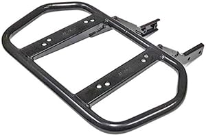 STREETPARTS24 Gepäckträger Topcase Halter Schwarz – Passend für Peugeot Speedfight 3 & 4 – Maximale Belastung 15 kg