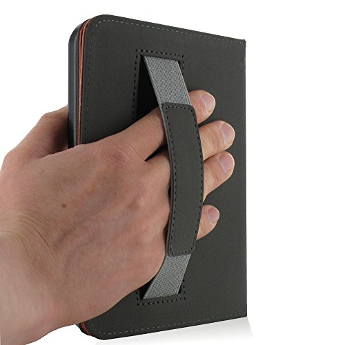 Hülle für Tolino Shine 2 HD ultradünne Tasche Case aufklappbare Schutzhülle mit Ruhemodus und Magnetverschluss Kunstleder Flip Etui Cover braun - 4