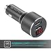 Produktbild iREIZTEC 34 W Dual USB-Auto-Ladegerät, W-Hammer, QC 3.0 Anschlüssen und 5 V/2.1 A für iPhone X 8 7 6s 6 Plus, iPad Pro Air, Galaxy-S8 S7 S6 Edge Plus Note 5, LG G6 V10, HTC Nexus Pixel und mehr