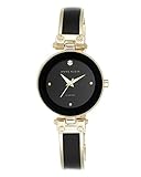 Anne Klein Damen Analog Quarz Uhr mit Metall Armband AK/N1980BKGB