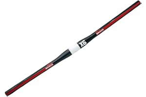 BIKECO Manillar de bicicleta de fibra de carbono Manillar de ciclismo Bicicleta de montaña MTB Carretillas rectas/verticales ligeras (31.8 * 700 mm) (Recta roja)