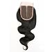 BLISSHAIR 7A Virgin Indian Human Hair Middle Part Body Wave Lace Closure 3,5 X 4 10inches