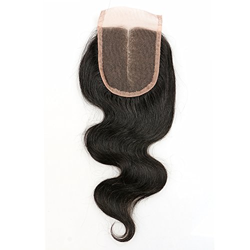 BLISSHAIR 7A Virgin Indian Human Hair Middle Part Body Wave Lace Closure 3,5 X 4 10inches