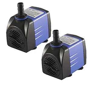 Aquaneat 2PCS 160 GPH Submersible Water Pump Adjustable Powerhead Aquarium Fish Tank Fountain Hydroponic