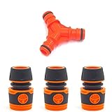 Fácil para la instalación: Sólo girar el conector cuando repartidor de tubo flexible se conecta con su espiga. No se necesitan herramientas.