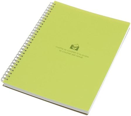 Etrangerdicostarica Double Ring Notebook TRANSPARENCY Apple Green B5 100sheet