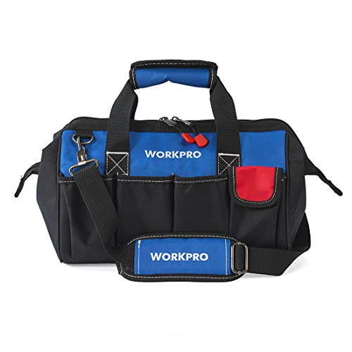 WorkPro w081021 a herramienta bolsa de almacenamiento cerca Top Boca Ancha (35,5 cm)