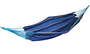 Hangit Brazilian Fabric Cotton Canvas Hammock (Ocean Blue, 395 Centimeters)