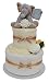 Cute Elephant Themed 2 Tier New Baby Nappy Cake Baby Shower Gift - FAST & FREE UK Delivery!
