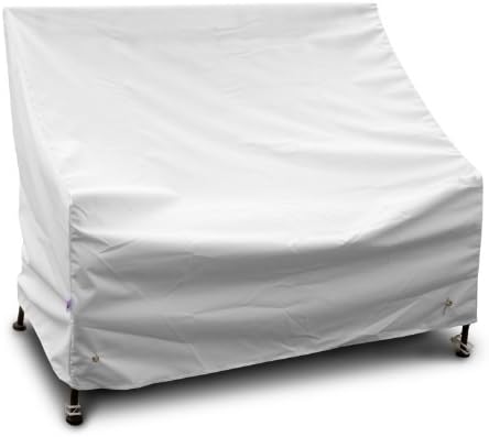 KoverRoos Weathermax 17351 Highback Loveseat/Sofa Cover, 49-Inch Width by 34-Inch Diameter by 40-Inch Height, White
