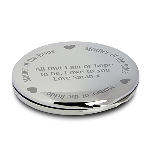 Mother of the Bride Compact Mirror Personalised Beauty Stylish Present Gift