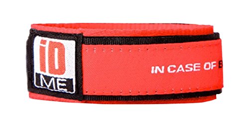 IDME Kids Safety ID Band (Red)