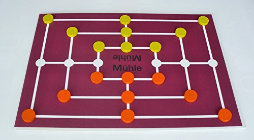 Preisvergleich Produktbild G&S Mühle , Mühle-Spiel , Strategiespiel 297 x 420 mm