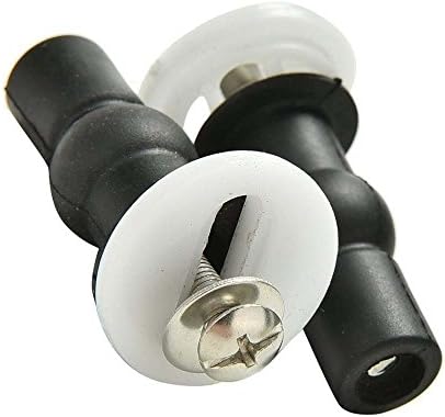 Oyanor Top Fix Toilet Seat Hole Fixings Hinges Blind Expanding Rubber Top Nuts Screws a pair