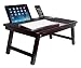 Produktbild Sofia + Sam Multi Tasking Laptop Bed Tray | Supports Laptops Up To 18 Inches (Walnut)