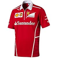 Ferrari F1 Racing Replica SF Team Puma Polo Camisa Rojo Oficial 2017