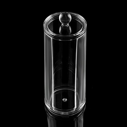 TRIXES Acryl Wattepad-Ständer Wattepad-Spender Utensilien-Stand Aufbewahrung - 3