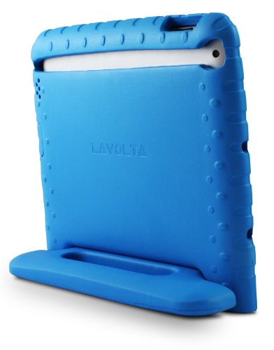 Lavolta Eva Ständer Kinder Case Stoßfest Schutzhülle für Apple iPad 2 3 4 Neu Retina Tablet PC – Blau - 3