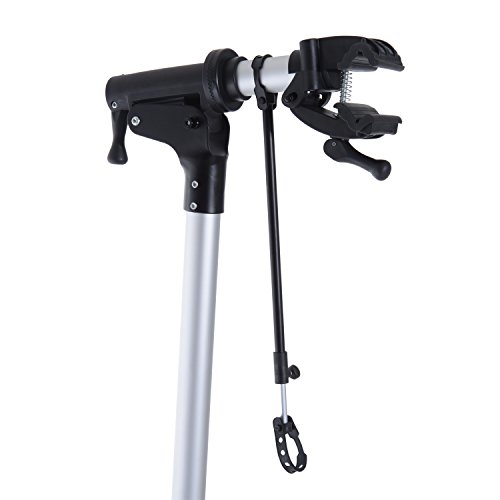 Homcom® Fahrradmontageständer Fahrrad Reparaturständer Montageständer Zentrierständer mit Werkzeugablage - 7