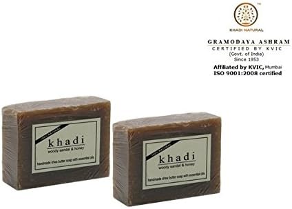 Khadi naturals Woody Sandal And Honey Soap - 200g