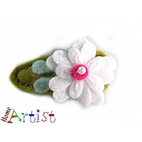 Spange Blume Haarspange - freie Farbwahl