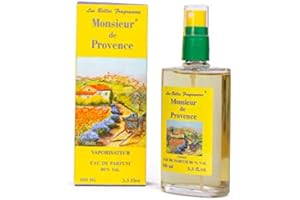 PRESTIGE DE MENTON Monsieur de Provence - Eau de Parfum pour homme - Caractère et Aromatique - Artisan Parfumeur en Côte d'Azur (100mlv)