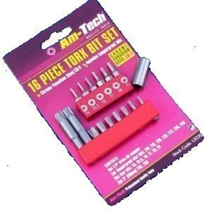 Am-Tech 16 Stück Torx bit Set, L3220