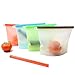 Produktbild 2 1500 ml wiederverwendbar Silikon Lebensmittel Aufbewahrungstasche Gemüse Obst Fleisch Tasche luftdichten Behälter vielseitig Kochen Tasche (zufällige Farbe)