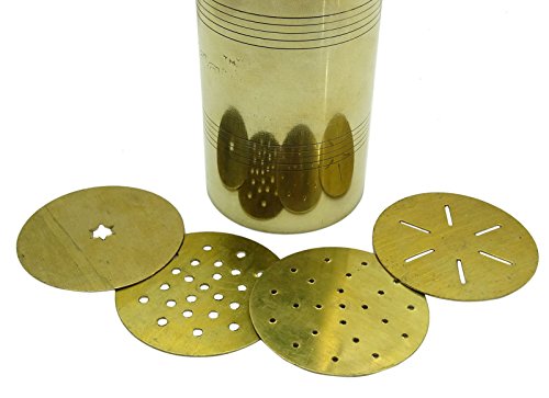 Sev Sancha Für indische Snack / Murukku / Noodle Maker mit 4 verschiedenen Disc Vorlagen - 3