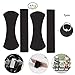 Price comparison product image Super Vaule Anti-slip Sticky Gel Pads, Cellphone Pads Non-slip Reusable Washable Gel Mat Sticky Auto Gel Holder for Cellphone, Cables, Keys, Tools, etc 4pcs + Bonus 1pcs Smartphone Finger Grip Holder