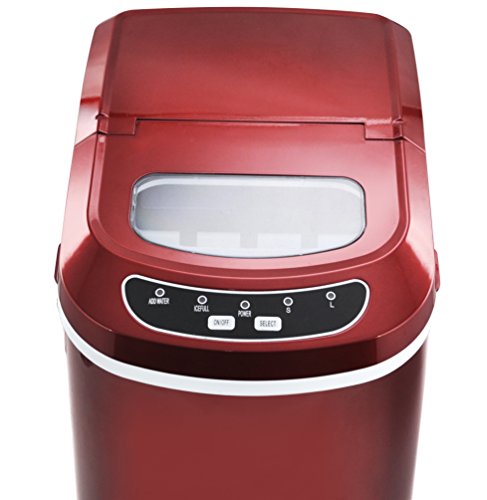 Yahee Eiswürfelmaschine Eismaschine Eiswürfelbereiter Eis Würfel Maschine IceMaker Rot - 5
