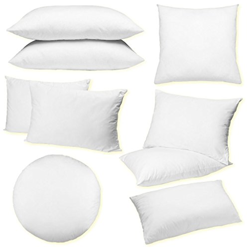 Füllkissen Kissenfüllung Kissen, Polyester und Federfüllung über 30 Varianten, Auswahl: Polyesterfüllung in der Größe 40x40cm - 4
