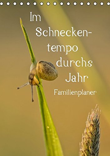 Download Im Schneckentempo durchs Jahr / Familienplaner (Tischkalender 2016 DIN A5 hoch)