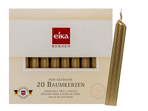 Preisvergleich Produktbild Baumkerze Ceresin gold