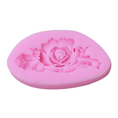 Chinget 3D Blumen Motive DIY Silikon Ausstechformen Muffin Torten Schokolade Keks Gelee Mini-Cupcake Rosen - 2