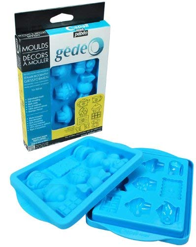 gedeo - Stampini per dolcetti, 13 x 18,5 cm, Colore: Blu