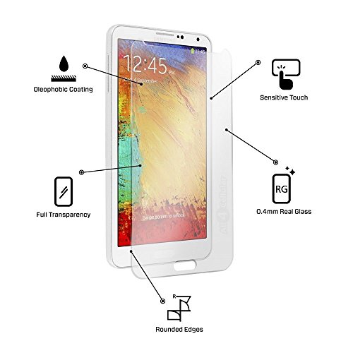 Slim and Light Tempered Glass Screen Protector Film for Apple iPhone 6 plus by TB1 Products ®