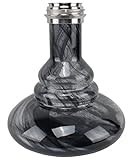 Ersatzglas Amy Edelstahl Modelle SS08 black Edelstahl-Ring Klicksystem