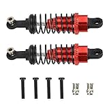 【Gute Leistung】: Durch die glatte und hervorragende Dämpfung wird das RC-Auto durch das geringe Gewicht nicht zusätzlich belastet und die Stabilität des RC-Autos verbessert.