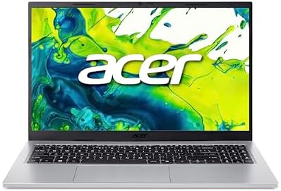 Acer Aspire Go 15 (AG15-72P-52M0) Computer portatile, schermo IPS FHD 15,6", Intel Core 5 120U, 16 GB di RAM, SSD 512 GB, scheda grafica Intel, Windows 11, tastiera QWERTY, argento
