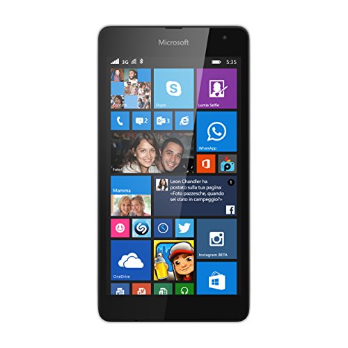 Microsoft Lumia 535 Smartphone, 8 GB, Bianco [Italia]