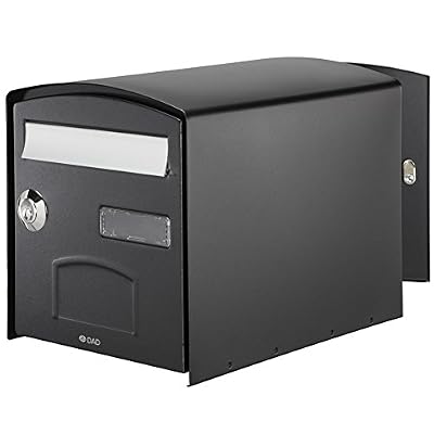 Decayeux Boite aux lettres 2 portes DOME noir