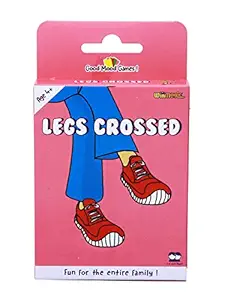 Good Mood Games Legs Crossed Card Game, Develop Concentration, for Boys & Girls of 4 Years and Above, Includes 44 Cards, Best for Gifts and Return Gifts